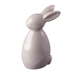DA6316100-2G - ZAJĄCZEK, FIGURKA Z CERAMIKI 15,5 cm - SZARY