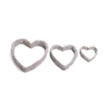 TX161008W - PODSTAWA DO KOMPOZYCJI SERCE SET FASZYNA