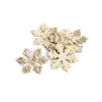 713323 - WYCINANKA - ŚNIEŻYNKA, PŁATEK ŚNIEGU KORA, DREWNO - 8 cm