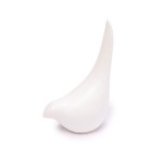 DARH20D01-1W - PTAK, PTASZEK FIGURKA Z PORCELANY 19,3 cm - BIAŁY