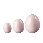 DA63004P - JAJKO FIGURKA Z CERAMIKI 8 cm - JASNY RÓŻOWY
