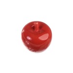 DA6315246-3R - JABŁKO, JABŁUSZKO Z CERAMIKI  7,8 cm - CZERWONY