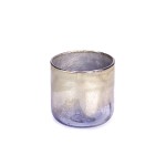 CHO85459/GR-LU - SZKŁO, WAZON SZKLANY PRZECIERANY