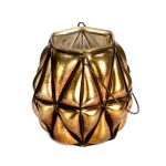 CHO85666 - ŚWIECZNIK, LAMPION, WAZON SZKLANY STRUKTURALNY