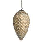 CHO84649 - SZKLANA DEKORACJA WISZACA 31 cm