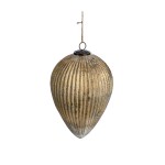 CHO84651 - SZKLANA DEKORACJA WISZACA 25 cm