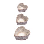 RA75379W SET 3 - KOSZ, KOSZYK, PODSTAWA DO KOMPOZYCJI SERCE