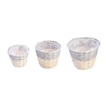 DD25234 - KOSZ, KOSZYK, PODSTAWA DO KOMPOZYCJI WILLOW SET 3 