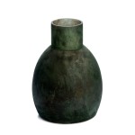 CHO82170G/SOD-GR - SZKŁO, WAZON SZKLANY PRZECIERANY