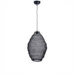 59559/BL - LAMPA WISZĄCA Z METALOWEJ SIATKI