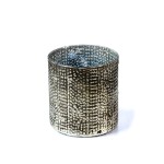 CHO80902/BR-SL - ŚWIECZNIK, LAMPION, WAZON SZKLANY STRUKTURALNY