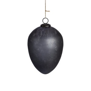 CHO87520BL - SZKLANA DEKORACJA WISZACA 22 cm