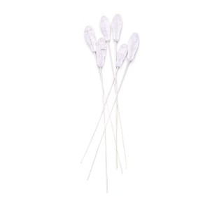 MEHOGANY STICK FLOCK WHITE