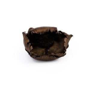 PALM CUP BROWN-WHITE WASHED