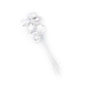 PALM CUP STICK FLOCK WHITE