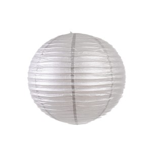 18EVP-SV - LAMPION PAPIEROWY SREBRNY – 45 cm