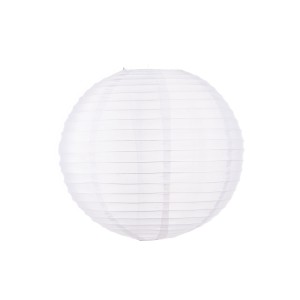 30NYL-WH - LAMPION NYLONOWY BIAŁY – 75 cm