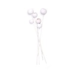 BELL CUP STICK FLOCK WHITE