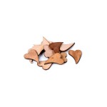 710805 - WYCINANKA - SERCE KORA, DREWNO - 4 cm x 2,7 cm