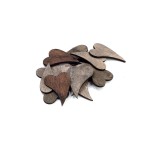 710805H - WYCINANKA - SERCE KORA, DREWNO - 5 cm x 3,5 cm