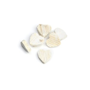 711088W - WYCINANKA - SERCE KORA, DREWNO - 4 cm