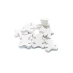 711194W - WYCINANKA - MIŚ KORA, DREWNO - 5,5 cm x 5 cm