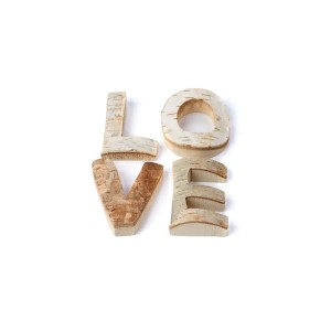 716176 - WYCINANKA - NAPIS LOVE KORA, DREWNO - 6 cm