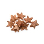 WYCINANKA - GWIAZDKA COCO, KOKOS, DREWNO - 5 cm