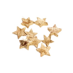 WYCINANKA - GWIAZDKA COCO, KOKOS, DREWNO - 5 cm