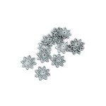 S025 - WYCINANKA - KWIAT, KWIATEK DREWNO - 3 cm