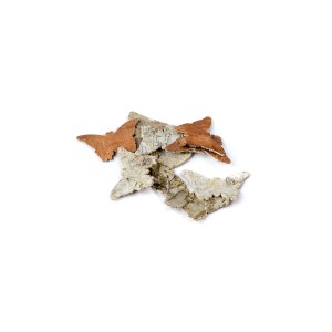 707147 - WYCINANKA - MOTYL KORA, DREWNO - 7 cm x 4,5 cm