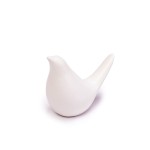 DARH20D11-1W - PTAK, PTASZEK FIGURKA Z PORCELANY 15,4 cm - BIAŁY