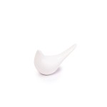DARH20D12-2W - PTAK, PTASZEK FIGURKA Z PORCELANY 7,8 cm - BIAŁY