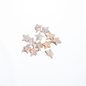 WYCINANKA - GWIAZDKA COCO, KOKOS, DREWNO - 3 cm