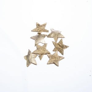 WYCINANKA - GWIAZDKA COCO, KOKOS, DREWNO - 7 cm