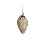 CHO84648 - SZKLANA DEKORACJA WISZACA 21 cm 