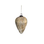 CHO84650 - SZKLANA DEKORACJA WISZACA 21 cm