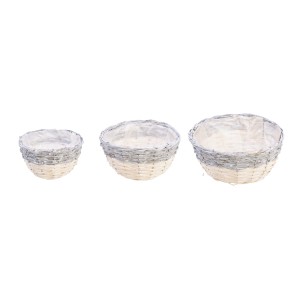 DD25237 - KOSZ, KOSZYK, PODSTAWA DO KOMPOZYCJI WILLOW SET 3 