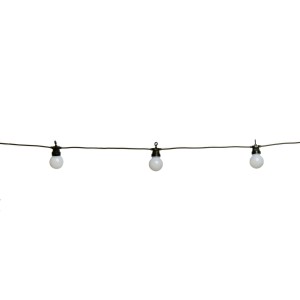 ECO-010-G BWW - GIRLANDA ŚWIETLNA, ŻARÓWKI NA KABLU MLECZNE - 10 LED - STARTER