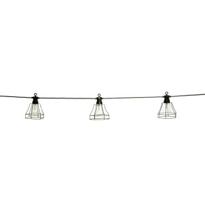 ECO-010-E-IS2 BCWW-A - GIRLANDA ŚWIETLNA, ŻARÓWKI NA KABLU, INDUSTRIALNE LAMPY – 10 LED - STARTER