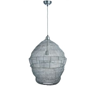 55623-ZI - LAMPA WISZĄCA Z METALOWEJ SIATKI