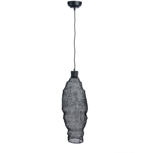 58445/BL - LAMPA WISZĄCA Z METALOWEJ SIATKI