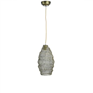 59557/AG - LAMPA WISZĄCA Z METALOWEJ SIATKI