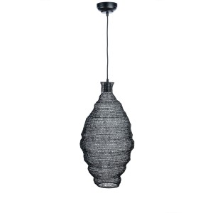 59558/BL - LAMPA WISZĄCA Z METALOWEJ SIATKI