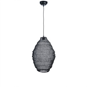 59559/BL - LAMPA WISZĄCA Z METALOWEJ SIATKI